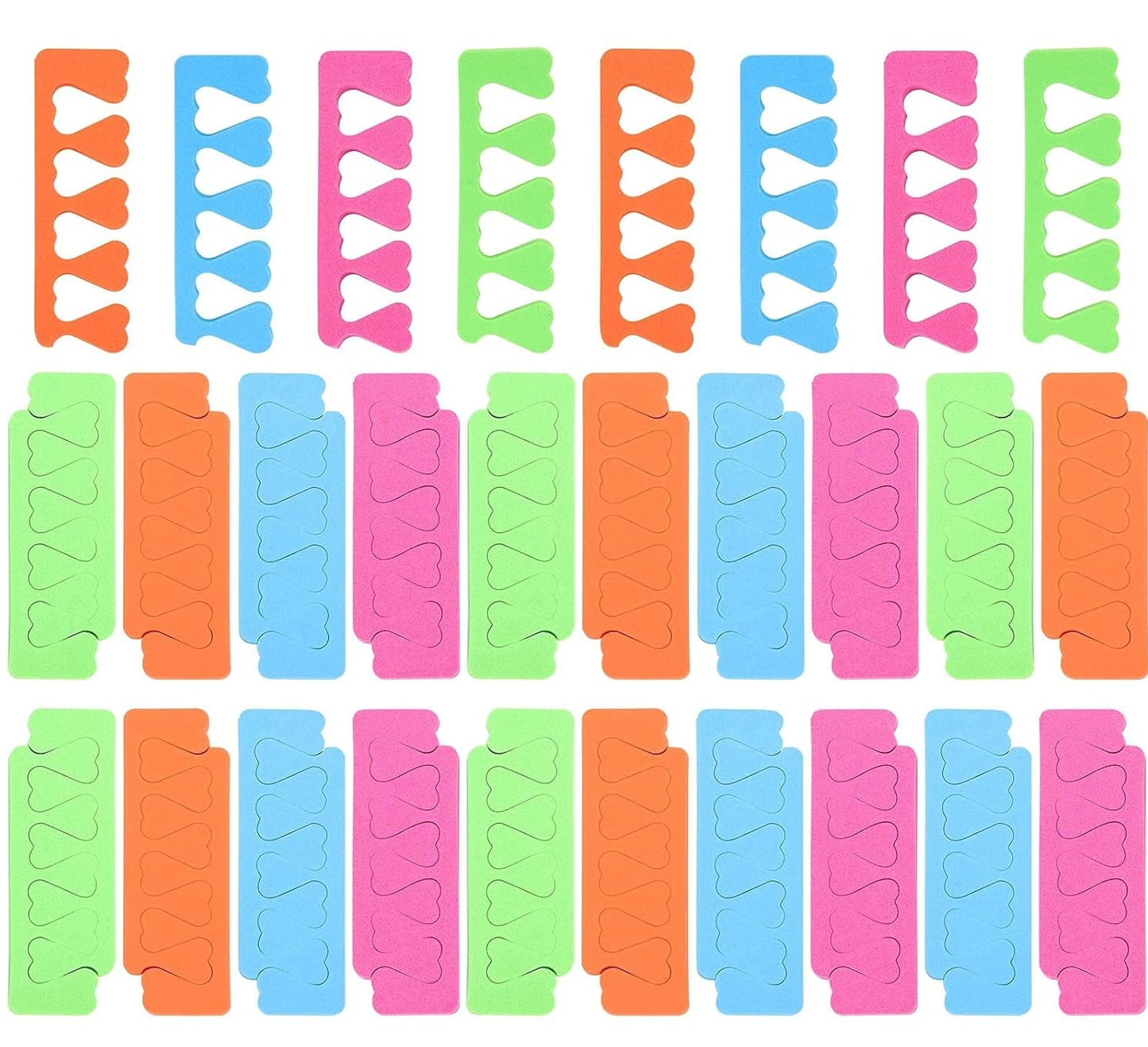 200 Pcs Toe Separators for Pedicure