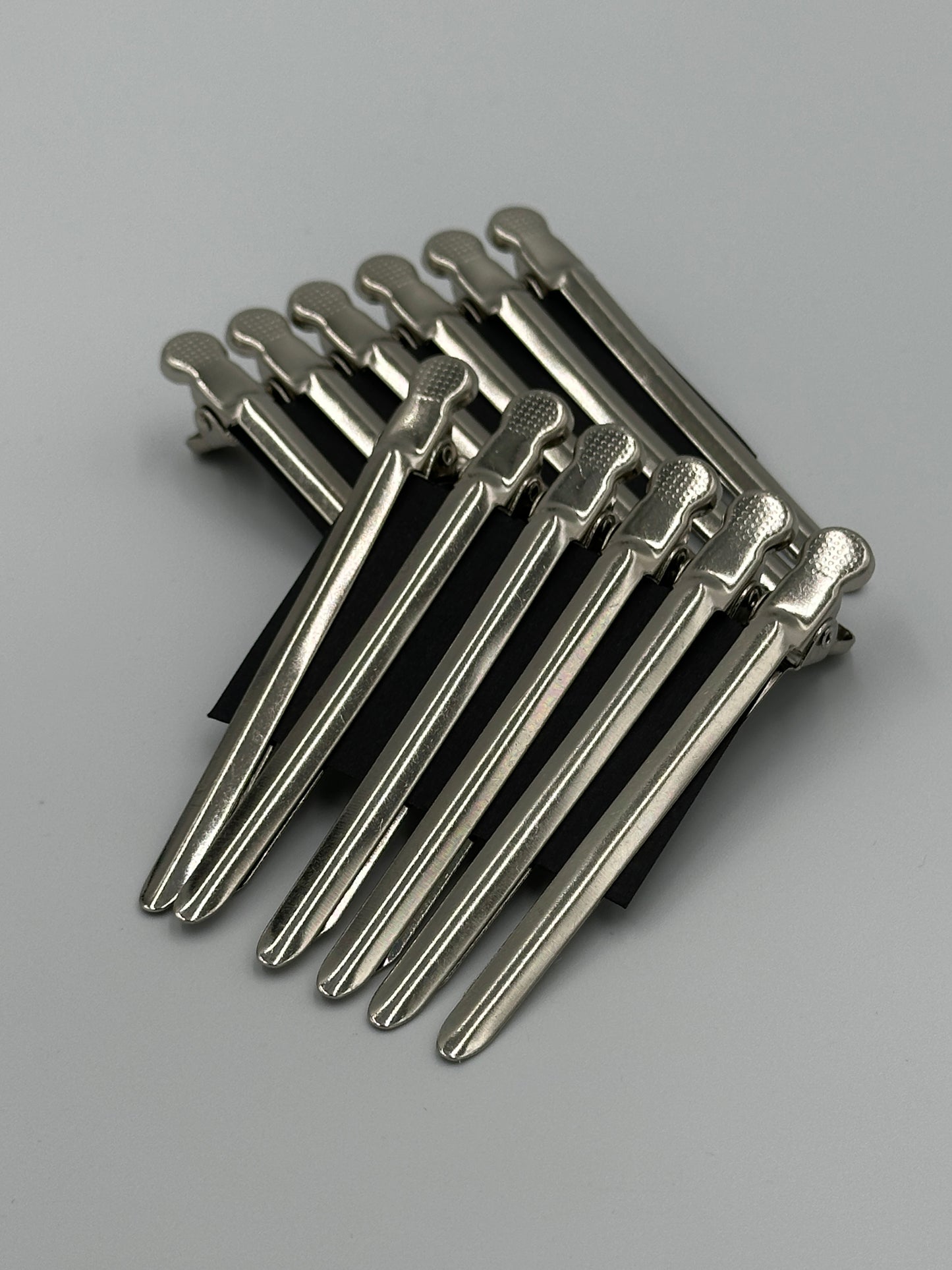 12-Piece Stainless Steel Hair Clips
