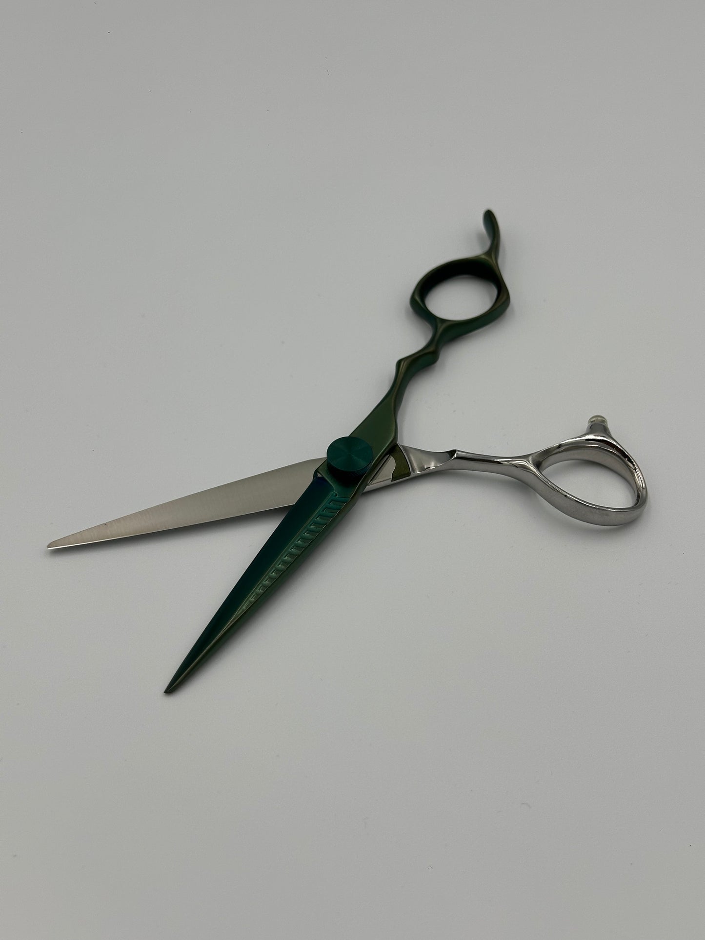 GTN-60L Green Yoshimoto VG10 Japanese Steel Hairdressing Scissors