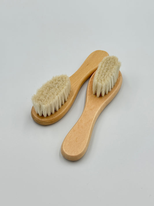 Wooden Handle Beard Brush