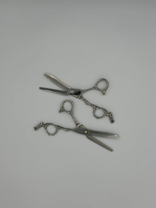 Tijeras de entresacar japonesas de acero 440C de primera calidad Yoshimoto V3-630